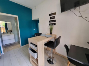 Appartement tout équipé avec terrasse à 600m du centre thermal
